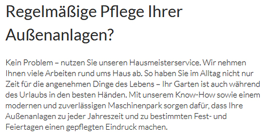 Außenanlagen